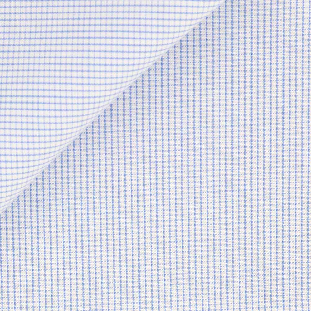 Poplin Check Pattern Blue