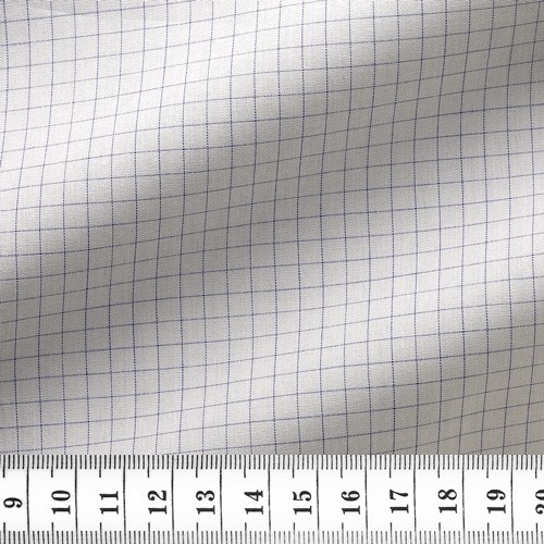 Poplin Check Pattern Blue