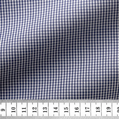 Poplin Check Pattern Blue