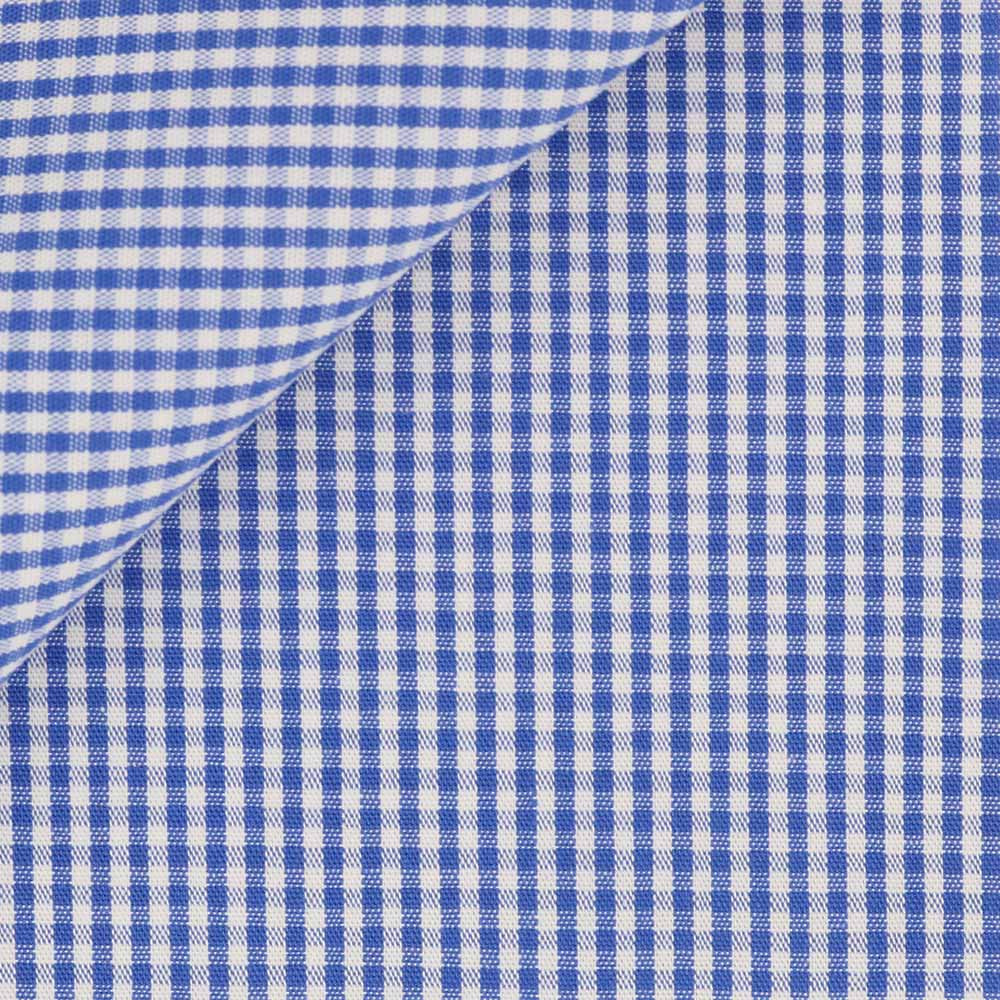 Poplin Check Pattern Blue