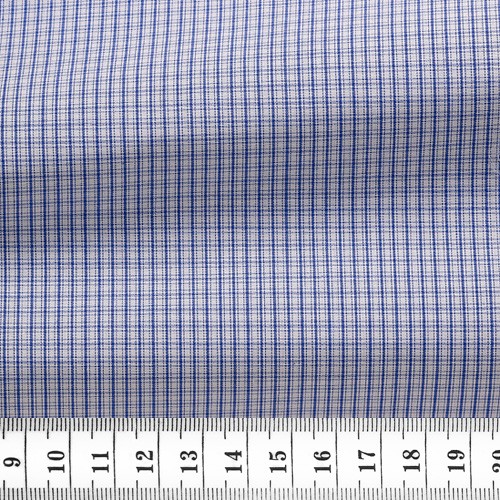 Poplin Check Pattern Blue