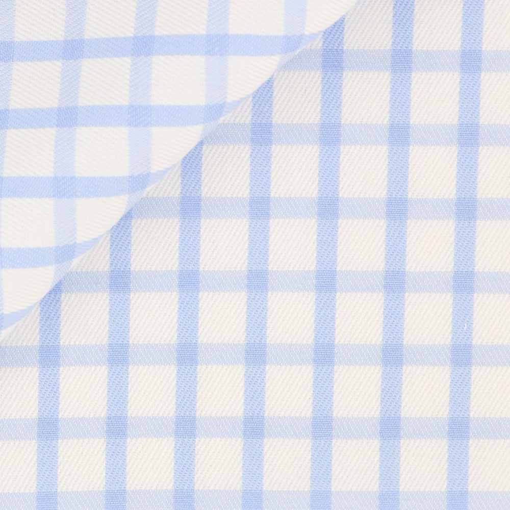 Twill Check Pattern Blue