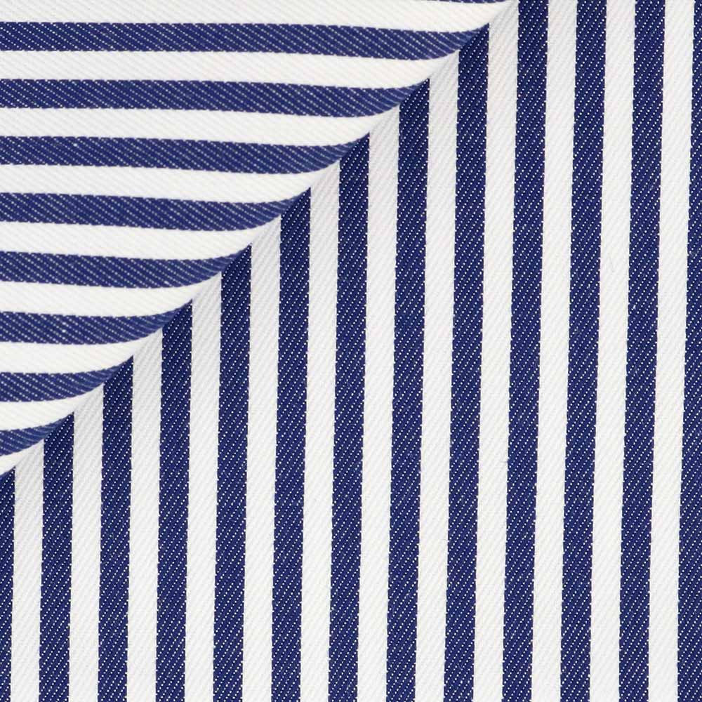 Poplin Stripes Blue