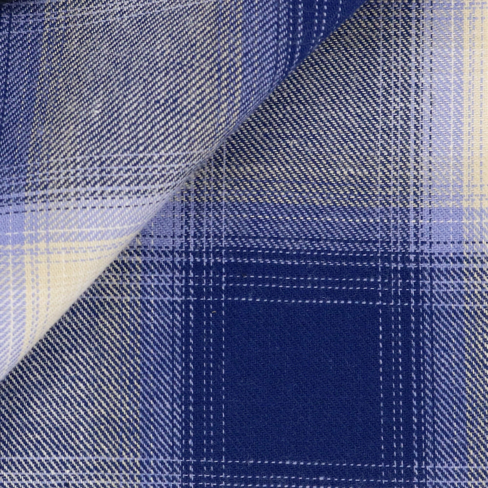 Twill Check Pattern Blue