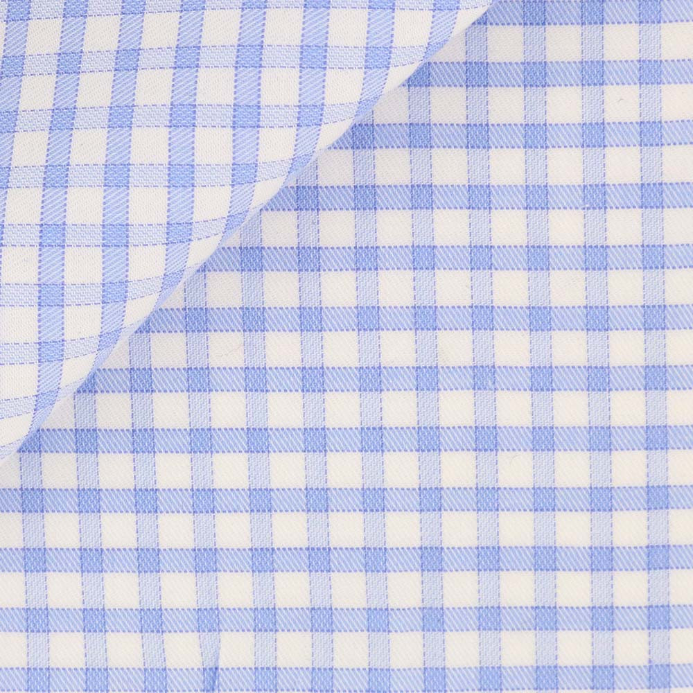 Twill Check Pattern Blue