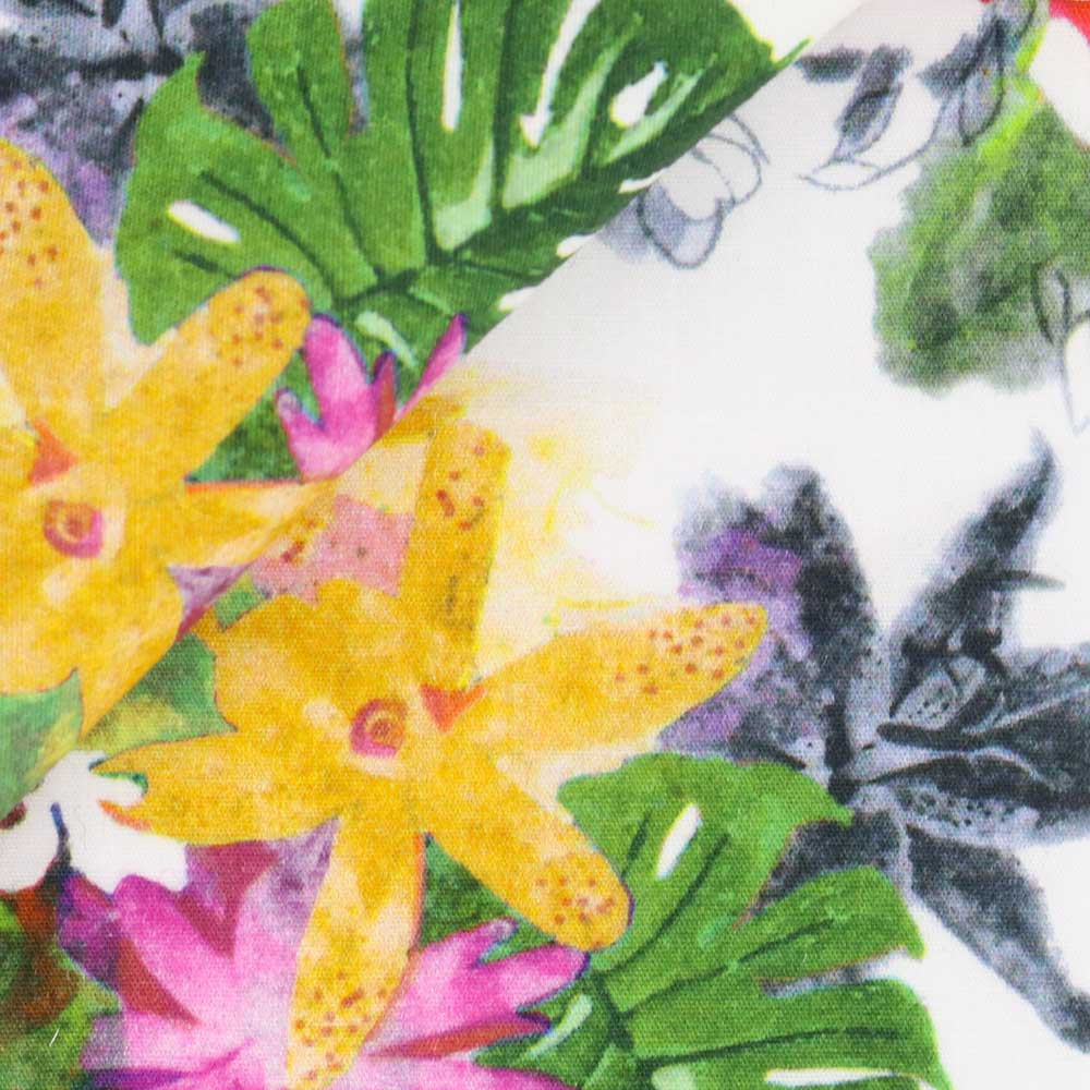 Poplin Pattern Red Yellow