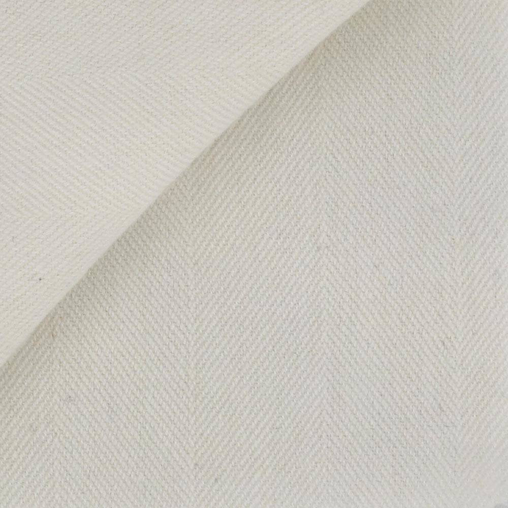 Herringbone Plain Ivory