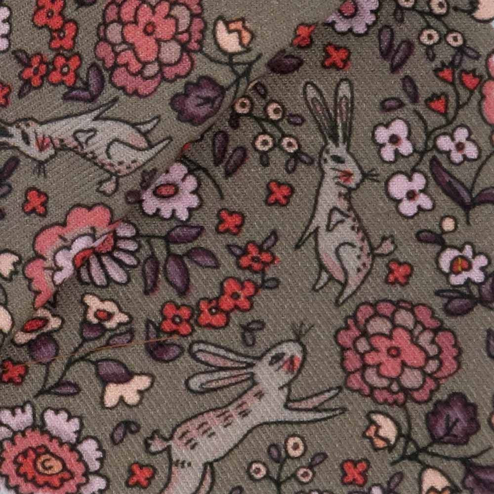 Twill Pattern Green Red