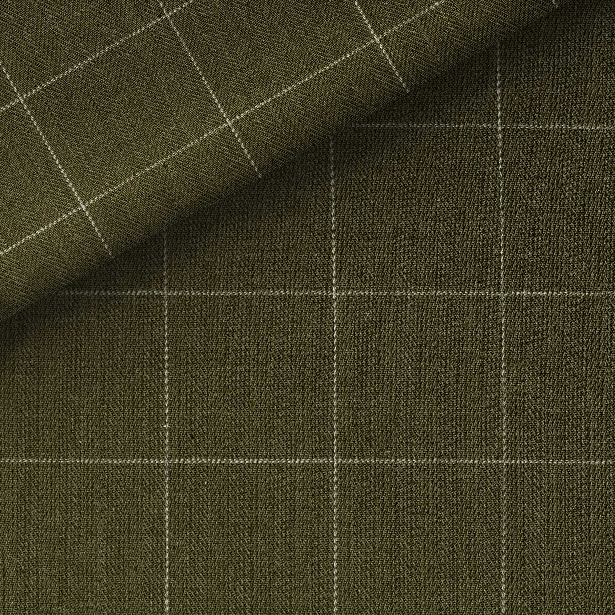 Flannel Check Pattern Green