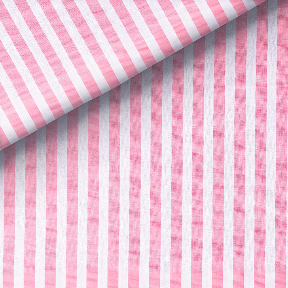 Seersucker Stripes Pink