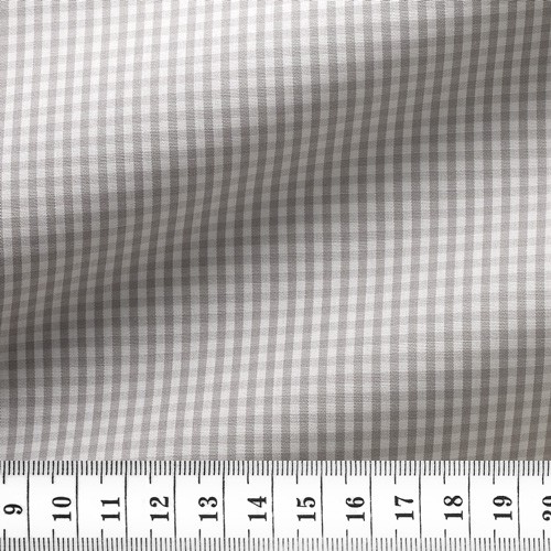 Poplin Check Pattern Grey