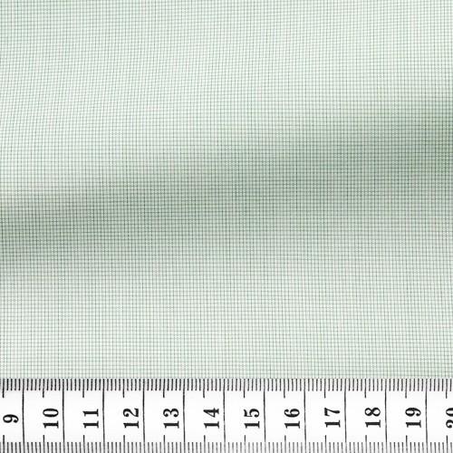 Poplin Check Pattern Green White