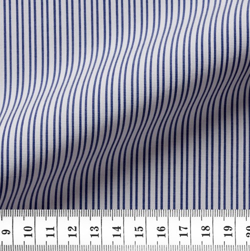 Poplin Stripes Blue
