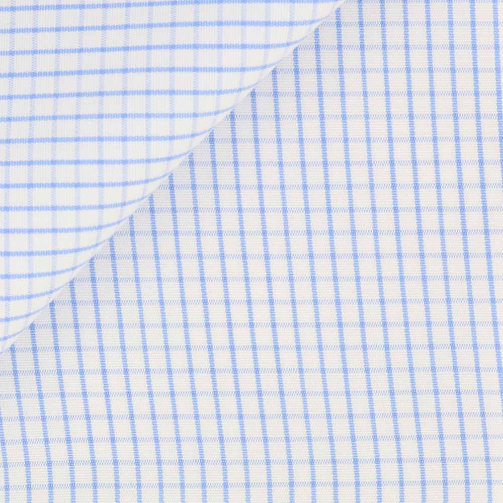Poplin Check Pattern Blue