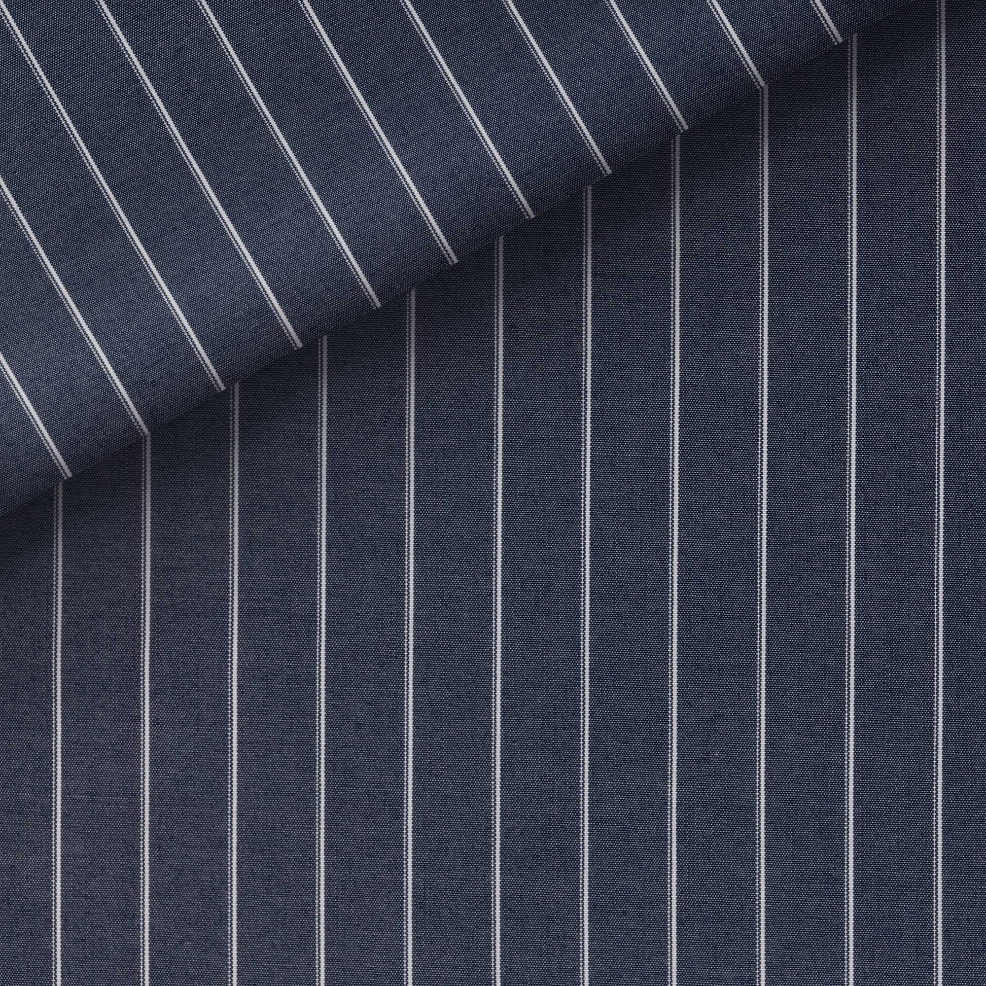 Poplin Stripes Blue