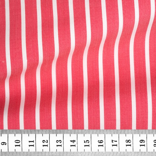 End on End Stripes Red