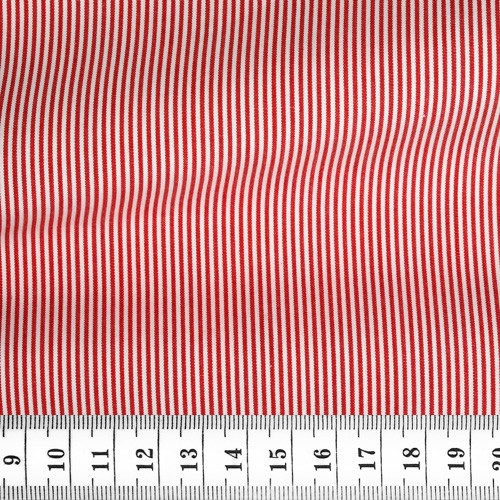 Poplin Stripes Red