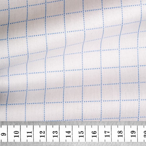 Twill Check Pattern Blue