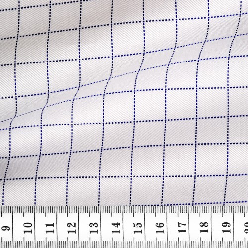 Twill Check Pattern Blue