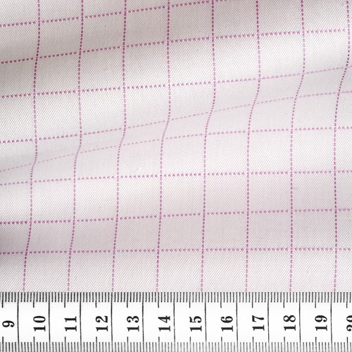 Twill Check Pattern Mauve