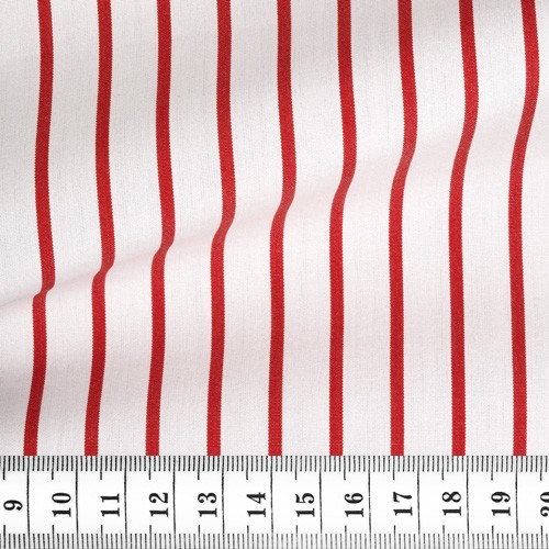 Poplin Stripes Red