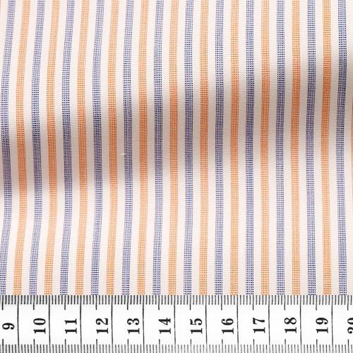 End on End Stripes Blue Orange