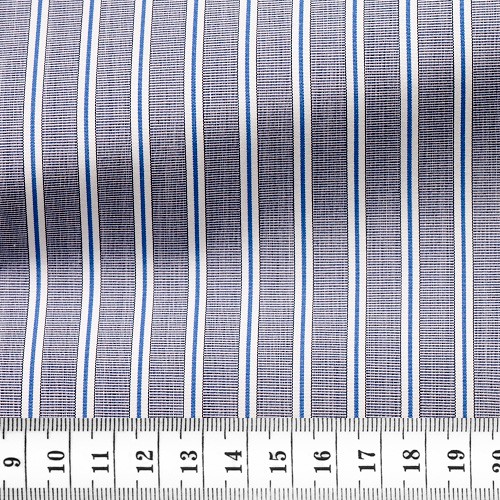 End on End Stripes Grey Blue