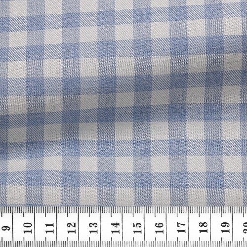 Twill Check Pattern Blue
