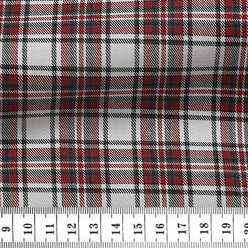 Twill Check Pattern Blue Green