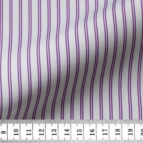 Poplin Stripes Purple