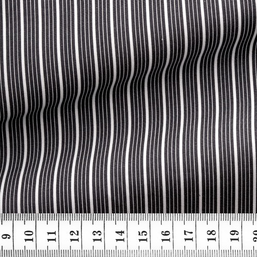 End on End Stripes Black