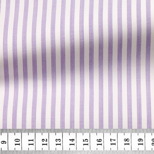 Mixed Stripes Mauve White