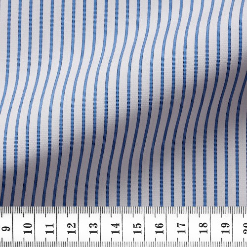 Poplin Stripes Blue