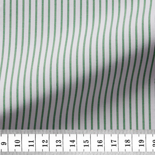 Poplin Stripes Green