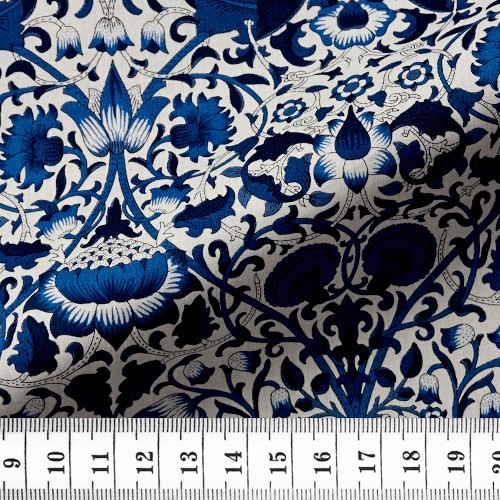 Poplin Pattern Blue