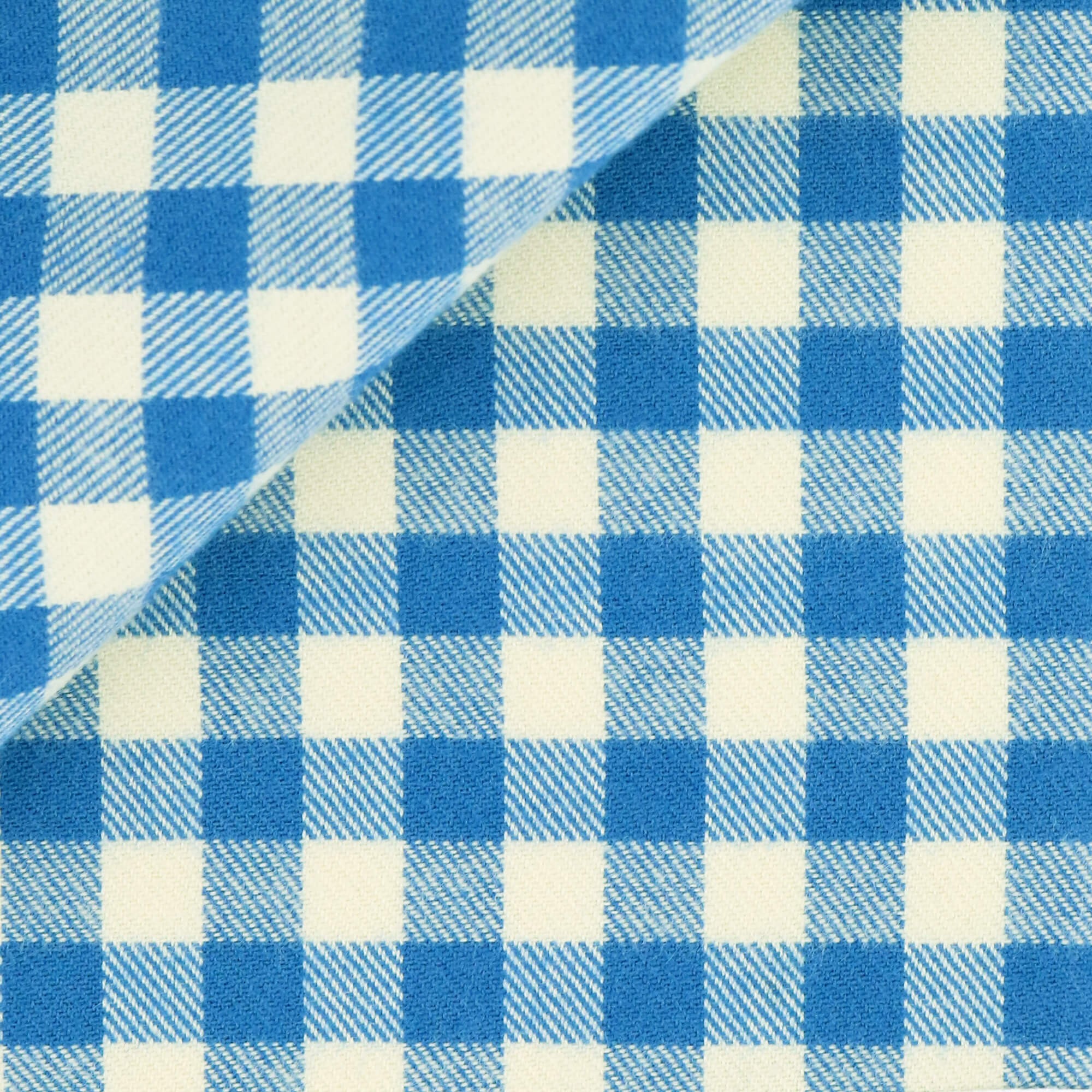 Twill Check Pattern Blue