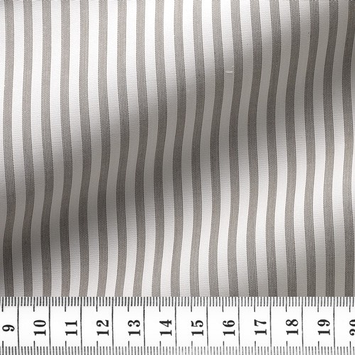 Poplin Stripes Grey