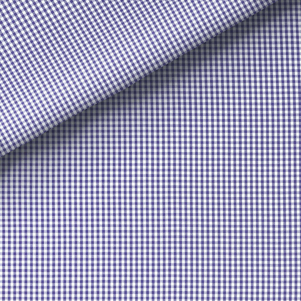 Poplin Check Pattern Blue