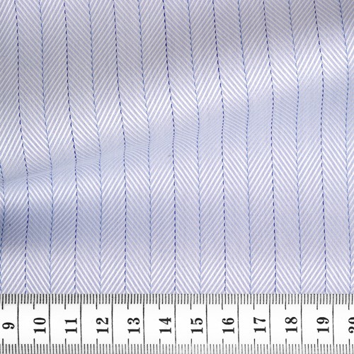 Herringbone Plain Blue