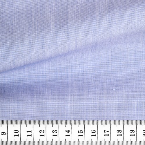 Shirt End on End Plain Blue