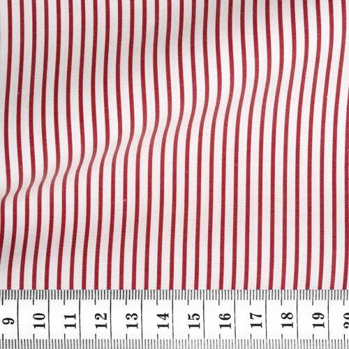 Poplin Stripes Red