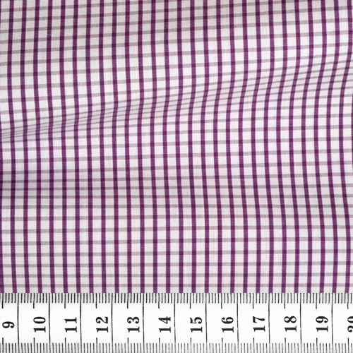 Poplin Check Pattern Purple