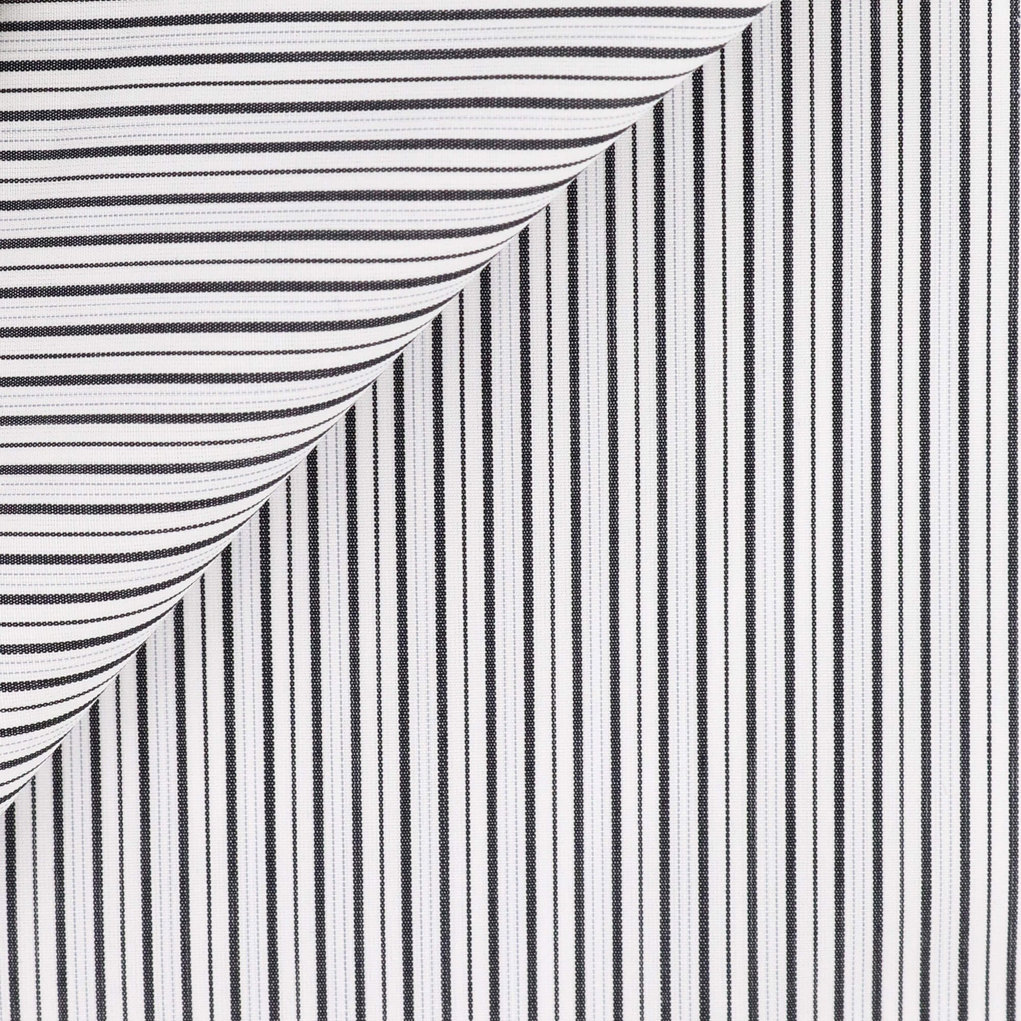 Poplin Stripes Black