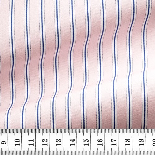 End on End Stripes Blue Pink