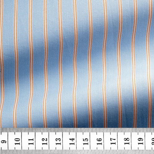 End on End Stripes Blue Orange