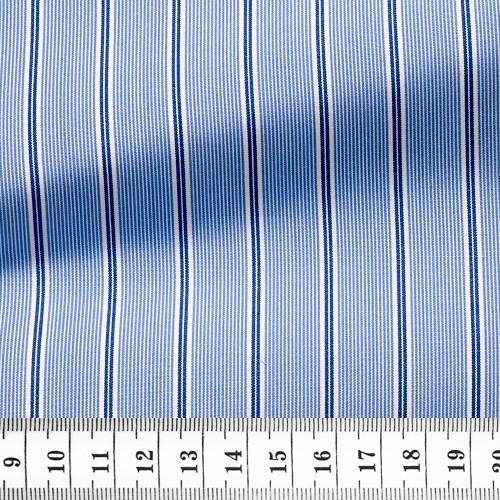 Poplin Stripes Blue