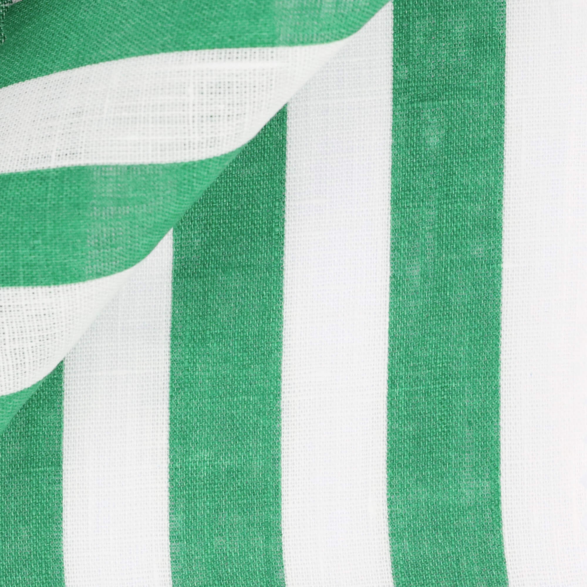 Linen Stripes Green