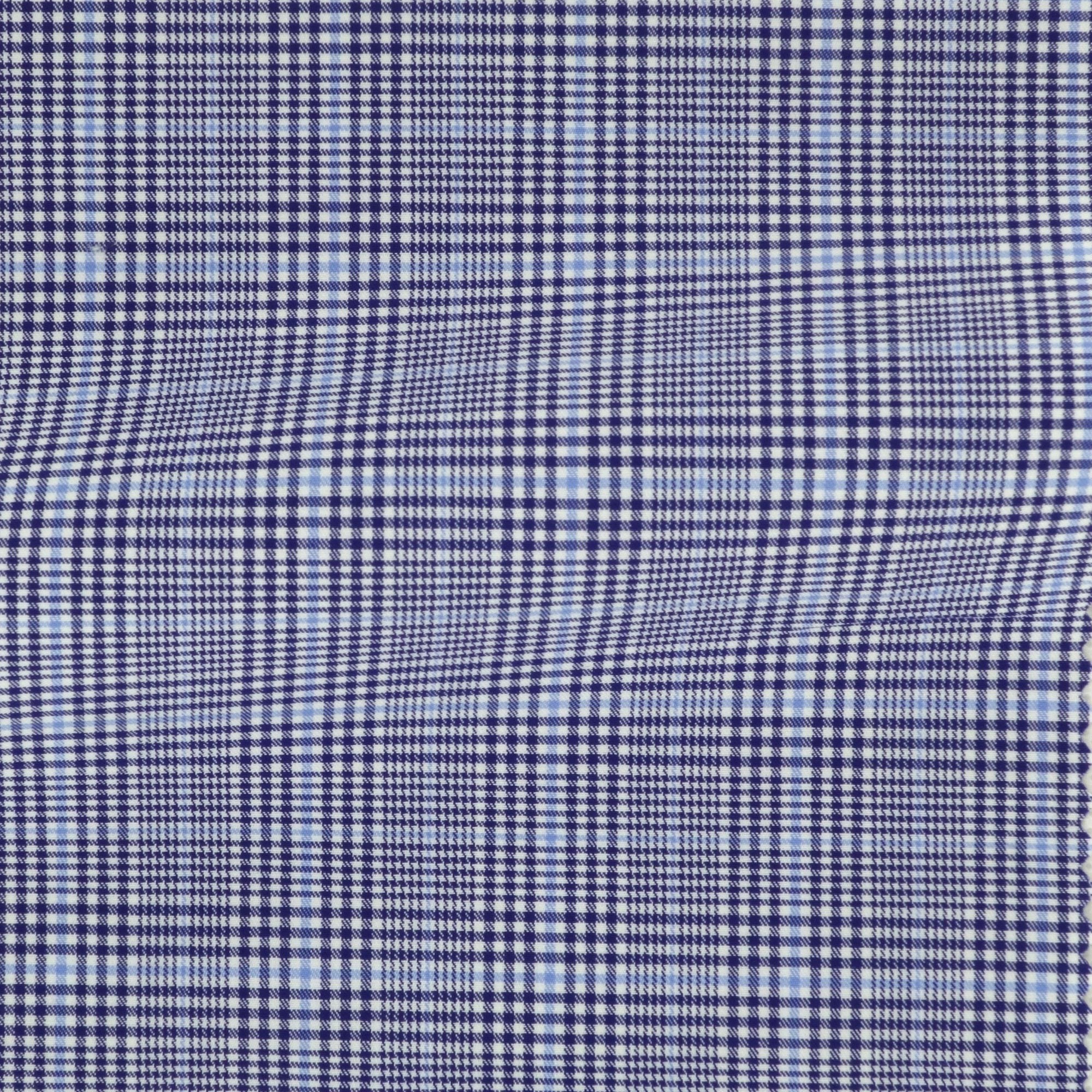 Twill Check Pattern Blue