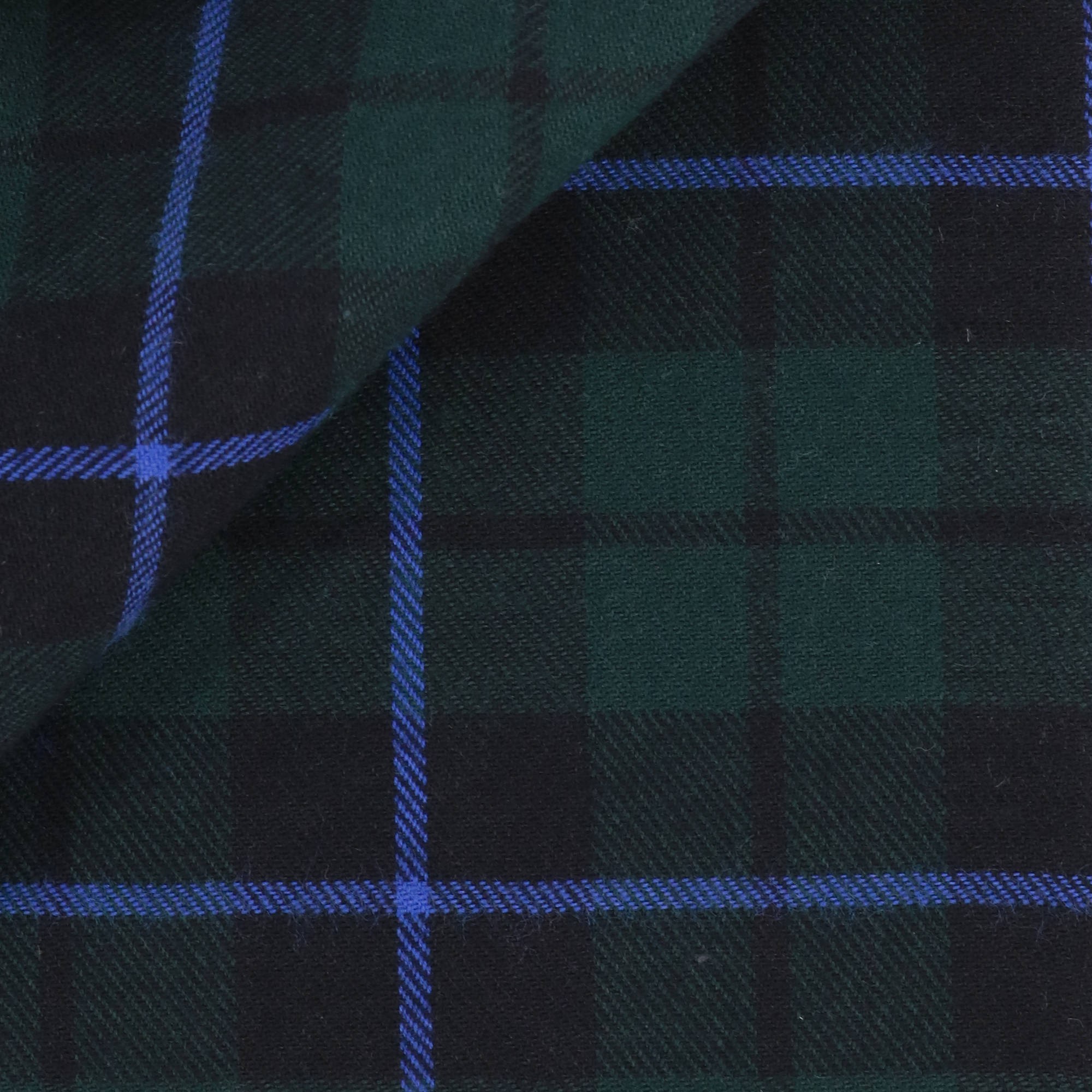 Flannel Blue Green Check Pattern