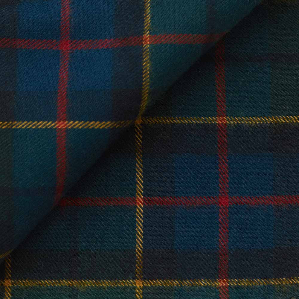 Twill Check Pattern Blue Green